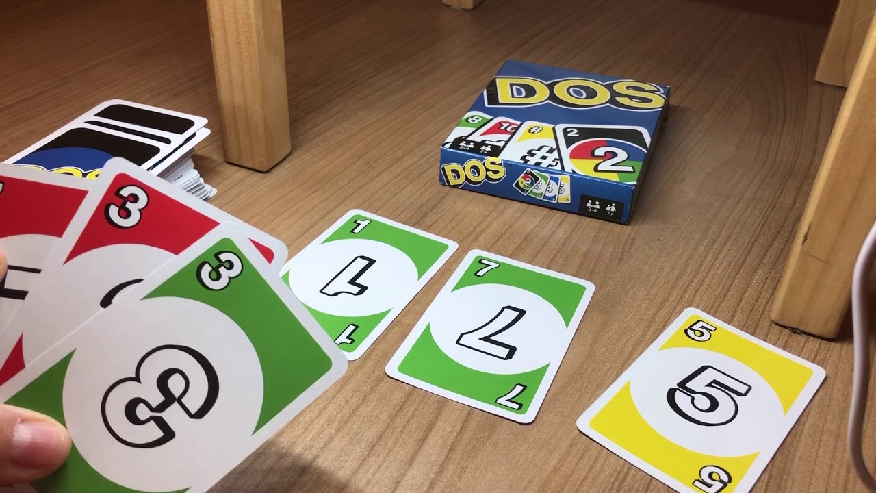 Kartenspiel DOS aus der Uno Familie - Wie spiele ich es? - YouTube