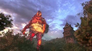 Elemental Walk Belly Fire test: Phoenix FD for Maya