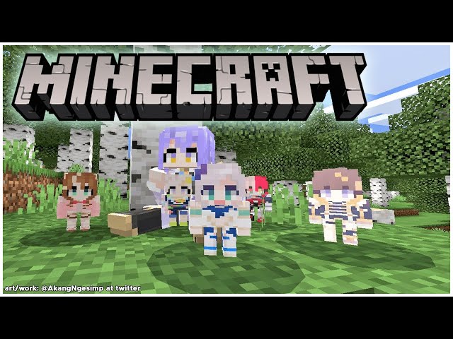 【Minecraft】hehe silly block game with the gang【hololiveID 2nd Generation】のサムネイル