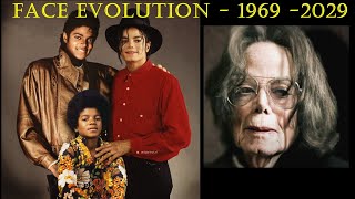 Michael Jackson . The Evolution Face .1969- 2029 -