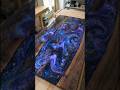 Cosmic Galaxy Epoxy Table Build##shorts#epoxy#table#galaxy#trending#viral