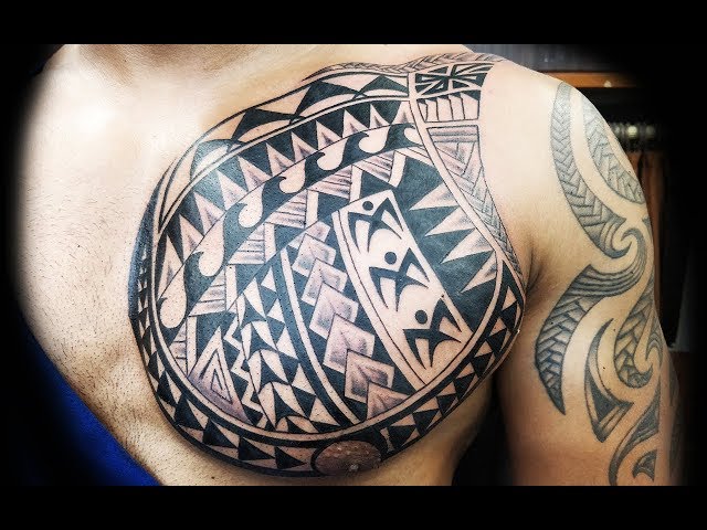 Man chest tattoo on Craiyon