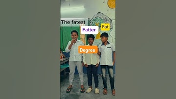 Degree of Comparison Part 3 #englishlearningvideos #shorts #primaryteaching