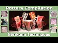 Pottery compilation  nerikomi patterns and techniques