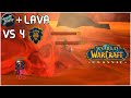 Priest + LAVA vs 4 Alliance | PvP Highlights WoW Classic Shadow
