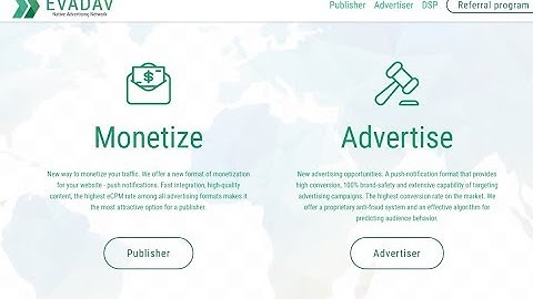 Evadav review - Native Advertising Network with Push Notifications