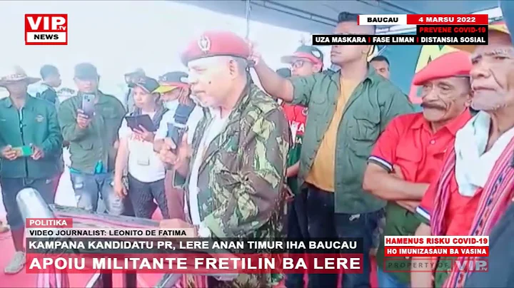 IHA BAUCAU LERE HETAN APOIU HOSI MILITANTE FRETILIN