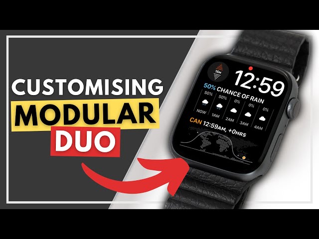 Modular Duo: Explained! (Apple Watch Face Series 7 41mm/45mm) - YouTube