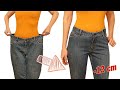 I will show you how to downsize the jeans size to fit you perfectly