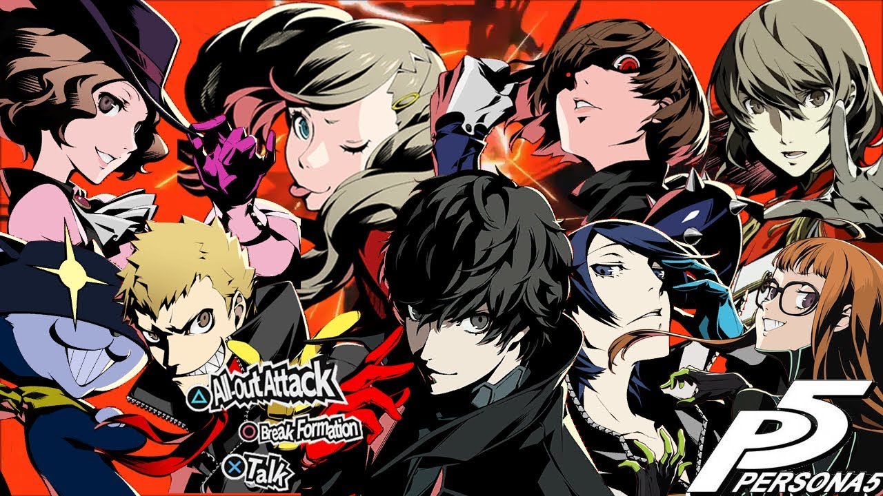 Persona 5 All Out Attack Wallpaper