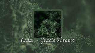 Cedar - Gracie Abrams (sped up/nightcore)