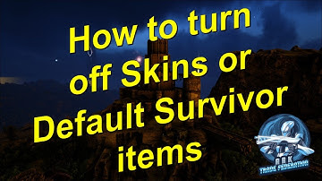 How to turn skins or default survivor items | Ark: Survival Evolved