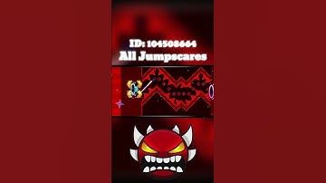 All Jumpscares (Geometry Dash 2.2) #gd #geometrydash #all #jumpscares