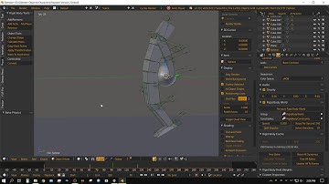 Ragdoll Constraints Timelapse   #Blender