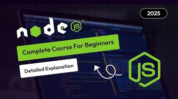 Node JS Tutorial For Beginners 2025 | Node JS Backend Tutorials Step by Step With Example