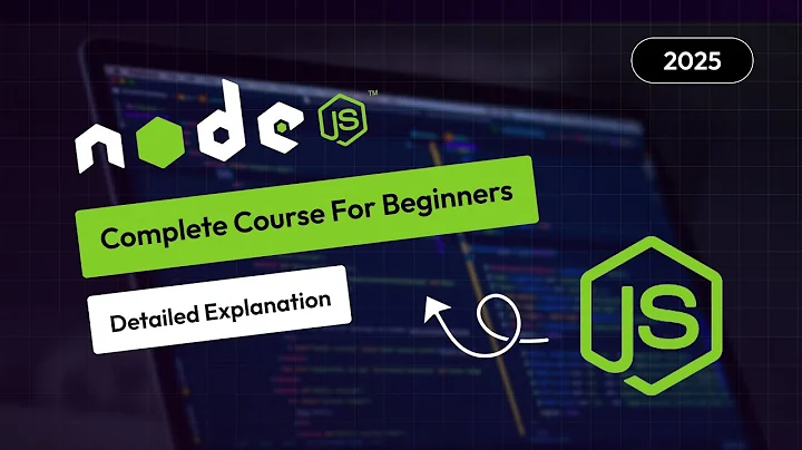 Node JS Tutorial For Beginners 2025 | Node JS Backend Tutorials Step by Step With Example thumbnail