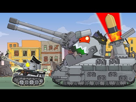 ГИБРИД-МОНСТР сошел с ума ! - Мультики про танки