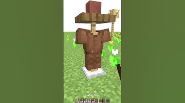 Minecraft : Realistic Scarecrow 👻 #shorts