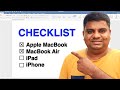How to create a checklist in word document   easily 