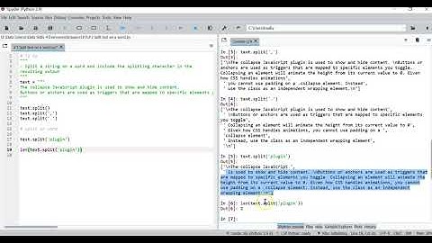 #2 Split a Python string using a word as the splitting character