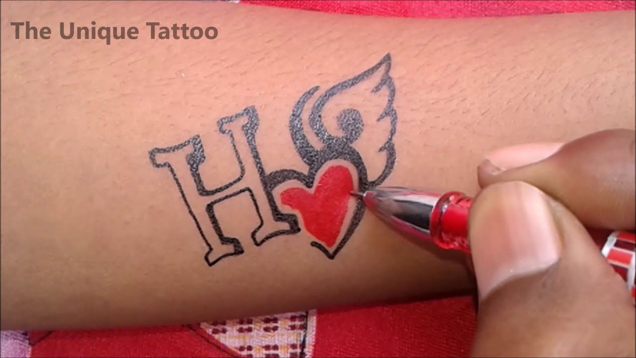 40 Letter H Tattoo Designs Ideas and Templates  Tattoo Me Now