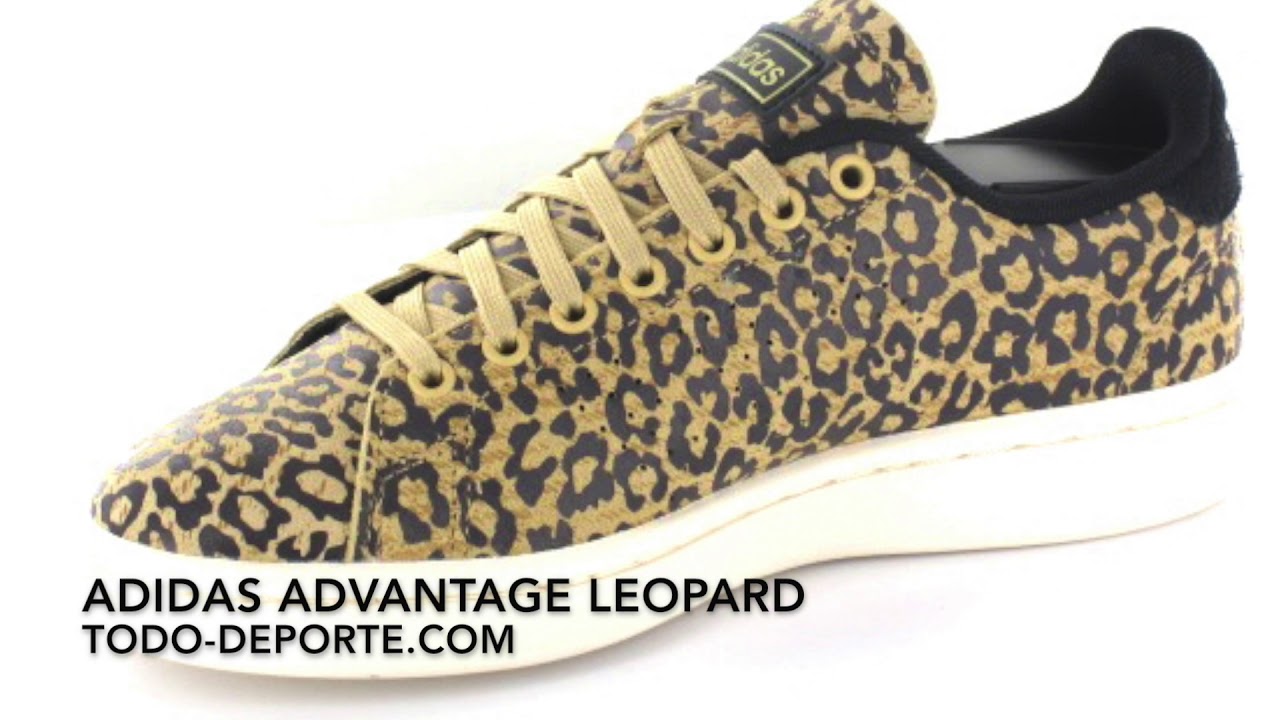 tenis adidas advantage leopard