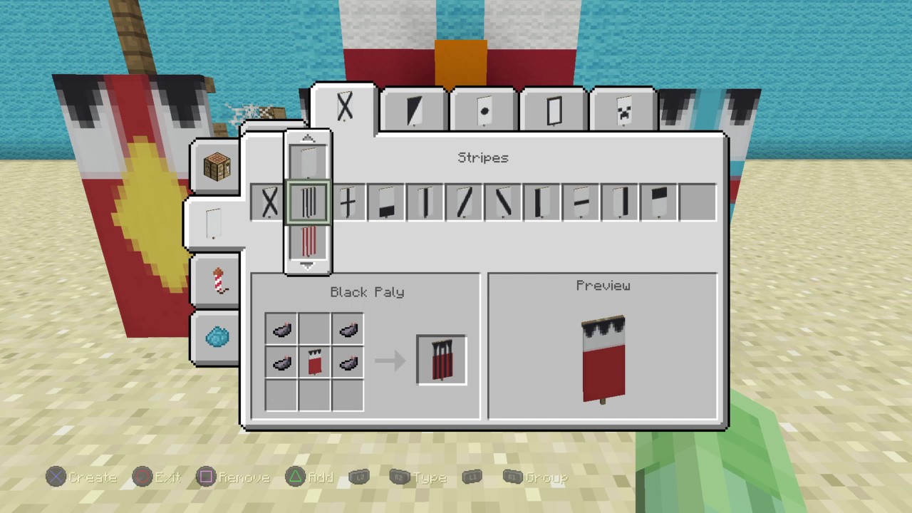 Minecraft Playstation 4 Edition How To Make Angry Bird Banners