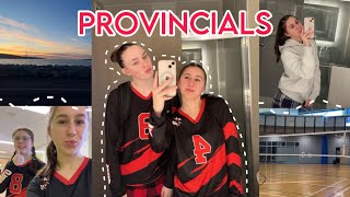 provincials vlog | volleyball