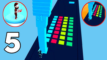 Stack Colors NEW TEST 5 ! Tutorial Gameplay iOS,Android New Update All Level Mobile Best Games