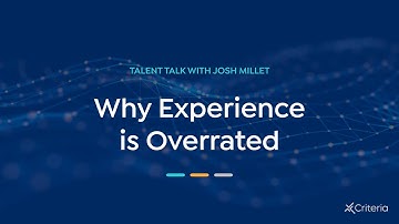 Why Experience is Overrated | Talent Talk with Josh Millet