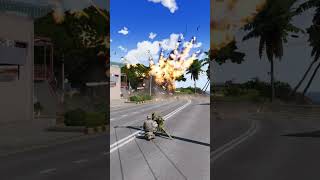 TOW Missile Takes Out T-72 Tank - ARMA 3 #shorts 🔥