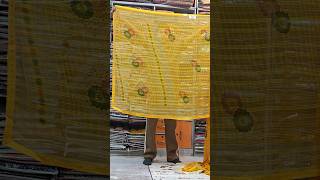 ✨ Yellow Printed Net Saree | Light Weight &amp; Elegant Look | M.K Saree Shop ✨
