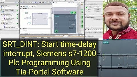SRT_DINT: Start time-delay interrupt, Siemens s7-1200 Plc Programming Using Tia-Portal Software
