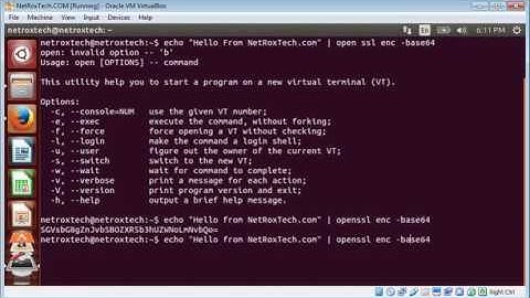 Using OpenSSL to encrypt and decrypt messages on Ubuntu Linux By Asim Iqbal