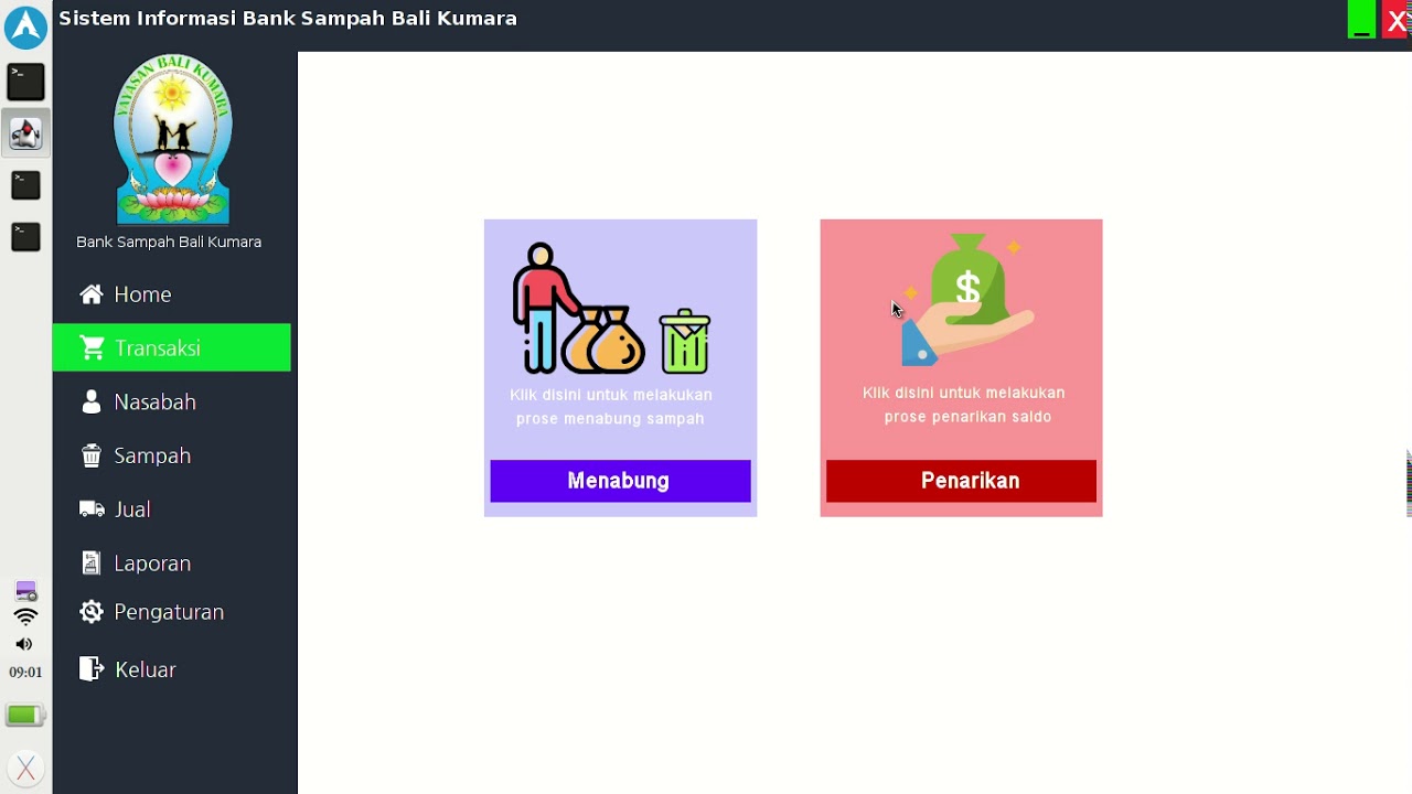 Aplikasi Bank Sampah Menggunakan Java Netbeans Youtube