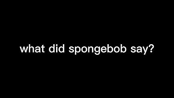 Did spongebob swear?