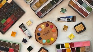 ASMR Watercolor Collection  crispy whispers, light tapping