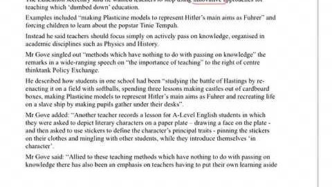 IGCSE English Assignment 3