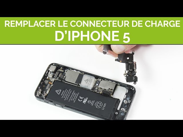 Changer le connecteur de charge de son iPhone X. By SOSav 