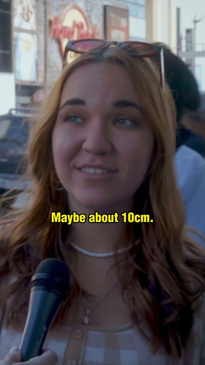 Asking strangers: what is the average penis size? 🍆🤔