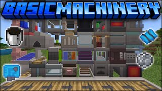 Basic Machinery Full Tutorial Minecraft PE (MCPE) Bedrock Edition Addon