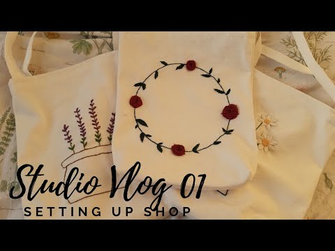 Studio Vlog 1| Launching my etsy shop