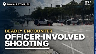 Officer-involved shooting leaves one man dead in Boca Raton