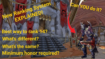 Wow Classic FRESH 2025 - Rank 14 is EASIER thank you think! (New Ranking System Explained)