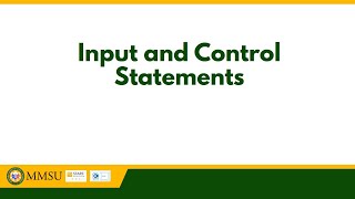 Arduino Tutorial - Input and Control Statements