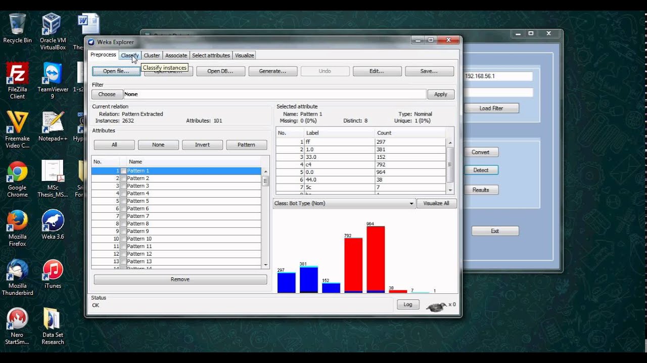 Botnet detection and Prediction model using J48 Algorithm.