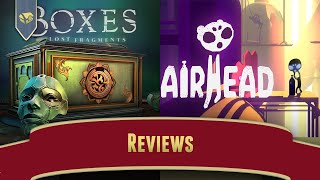 Two Big-Brain Indie Game Reviews | Boxes: Lost Fragments and Airhead Review #gamewisdom #indiegames
