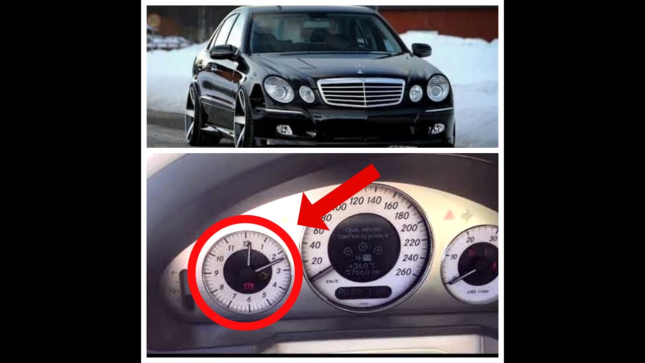 Как настроить часы на MercedesBenz w211/ How to set up a watch on