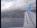 At The Limit - Windy crosswind landing Funchal Madeira Storm Ana