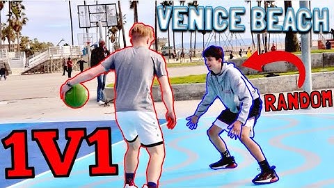 Playing Random People 1v1 At Venice Beach!